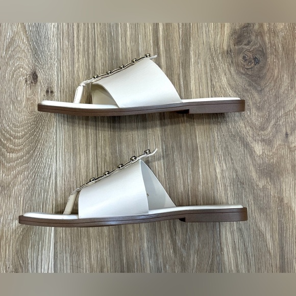 Franco Sarto Megs Sandal Women's Size 7.5 M Cream Leather Upper EUC - Picture 4 of 6